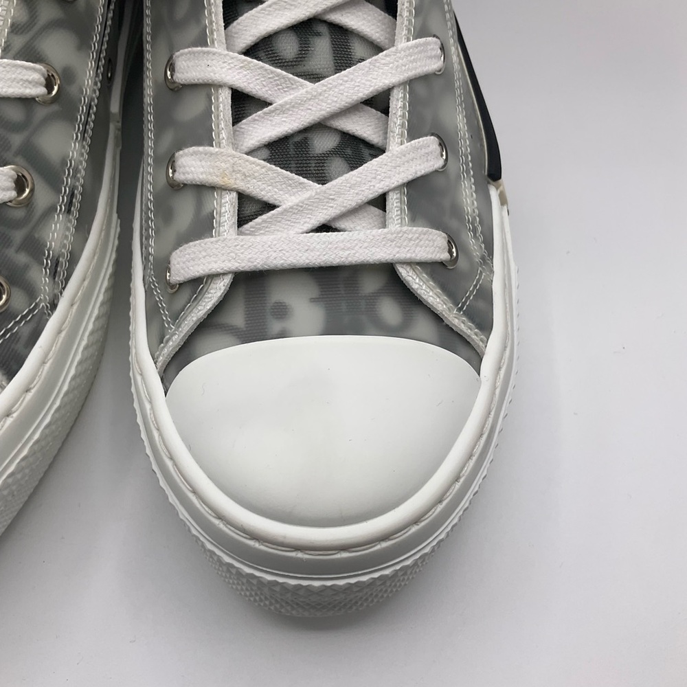 Christian Dior Men's B23 High-Top Sneakers Oblique Coated Canvas Size 43 US 10 - Picture 10 of 16